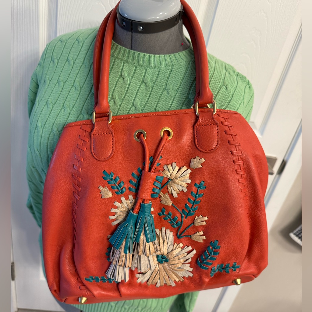 Vintage 2000’s Isabella Fiore Bag! Excellent Condition Coral ~22”Length